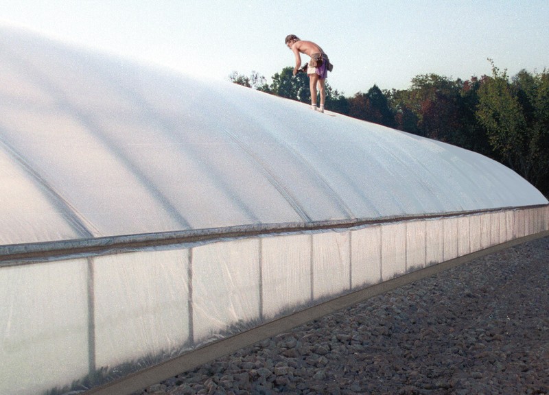 CLEAR / TRANSLUCENT WATER PROOF REINFORCED TARP MEGA TOUGH LIFTS A TRUCK(12 Mil) gallery