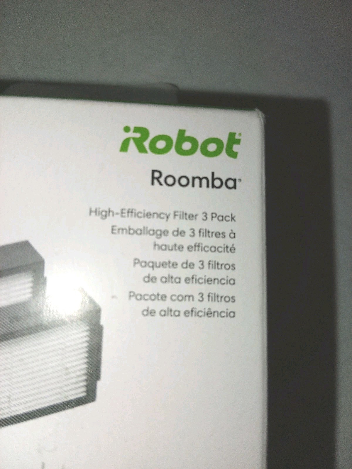 Original iRobot High-Efficiency Filter, 3-pack for Roomba e. & I. Series, New gallery