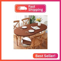 Limalred Fitted Spandex Oval Tablecloth, Soft Skin Friendly Non Pilling Breathab