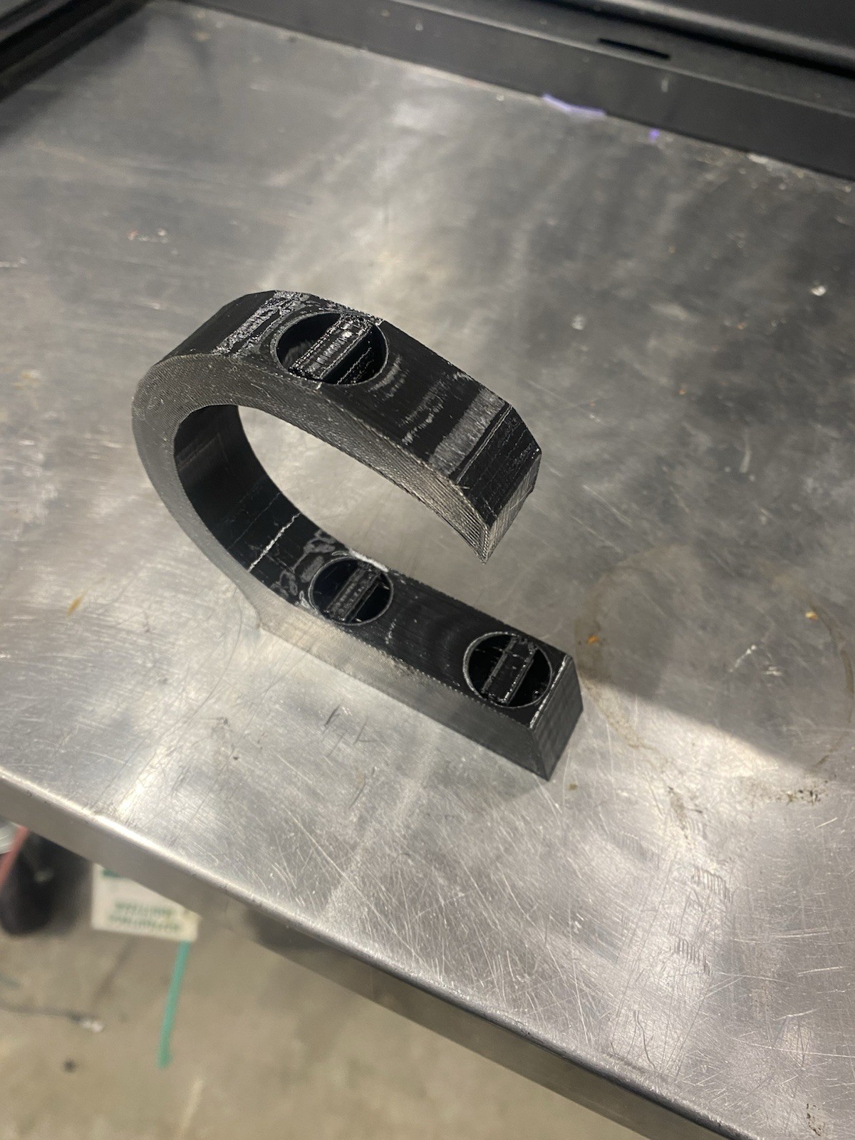 Wall Mount Hook – 3D Printed PETG Plastic, Custom Design – Garage/Shop/Vehicle gallery