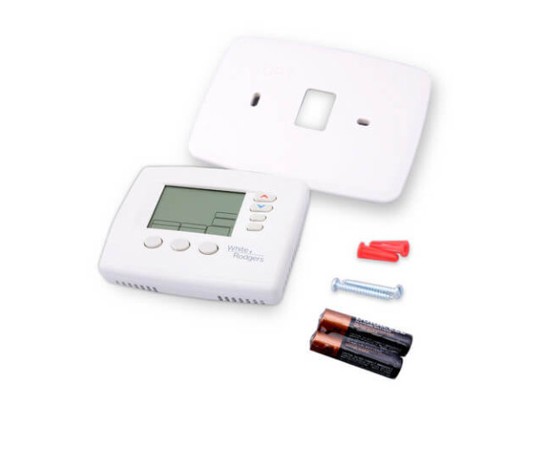 Emerson 1F80-0471 - 4" Programmable Digital Thermostat White 1Heat/1Cool gallery