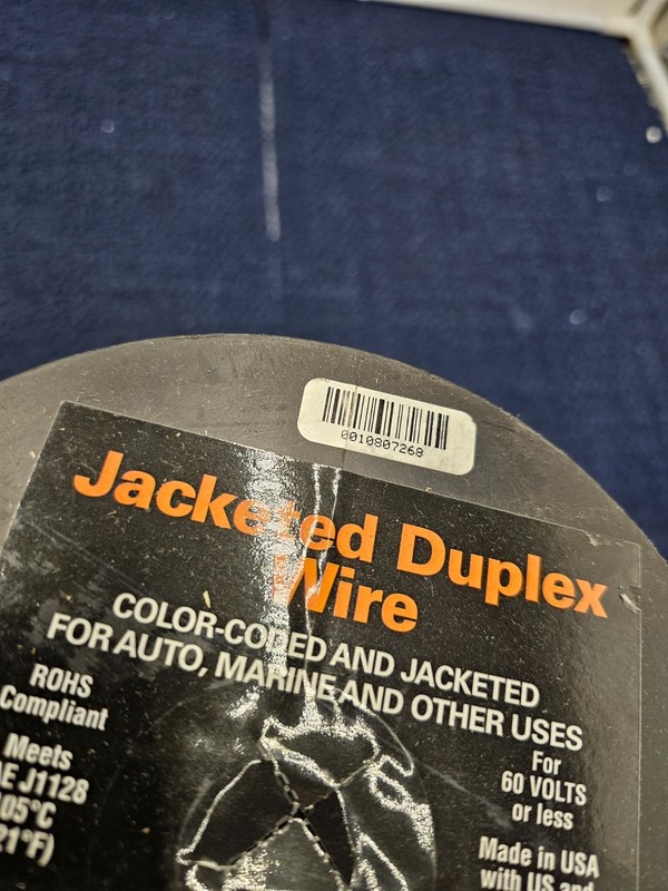 Sherco-Auto 03215 Duplex Black/Red 12/2 AWG Cable Jacket Copper Wire 100 FT gallery
