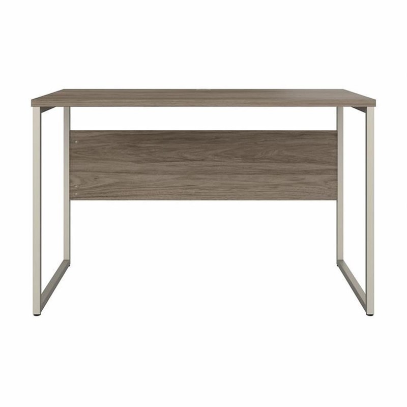 Pemberly Row 48W x 24D Computer Table Desk in Modern Hickory - Engineered Wood gallery