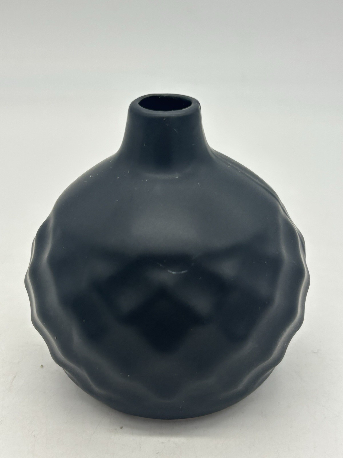 CB2 Crate & Barrel Studded Black Bud Vase gallery