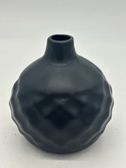 CB2 Crate & Barrel Studded Black Bud Vase