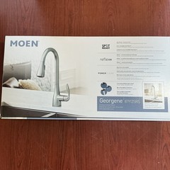NEW MOEN 87912SRS Georgene Pulldown Spot Resist Stainless Kitchen Faucet B143
