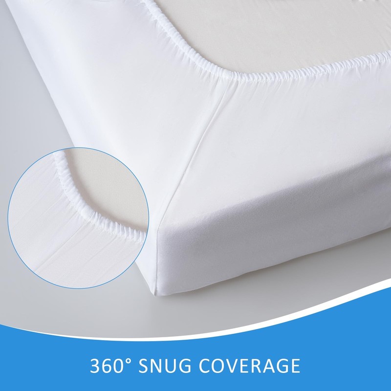 Cot Sheets 31" x 75", Fitted for Narrow Twin Mattress/RVs Bunk/Guest Beds/Arm... gallery