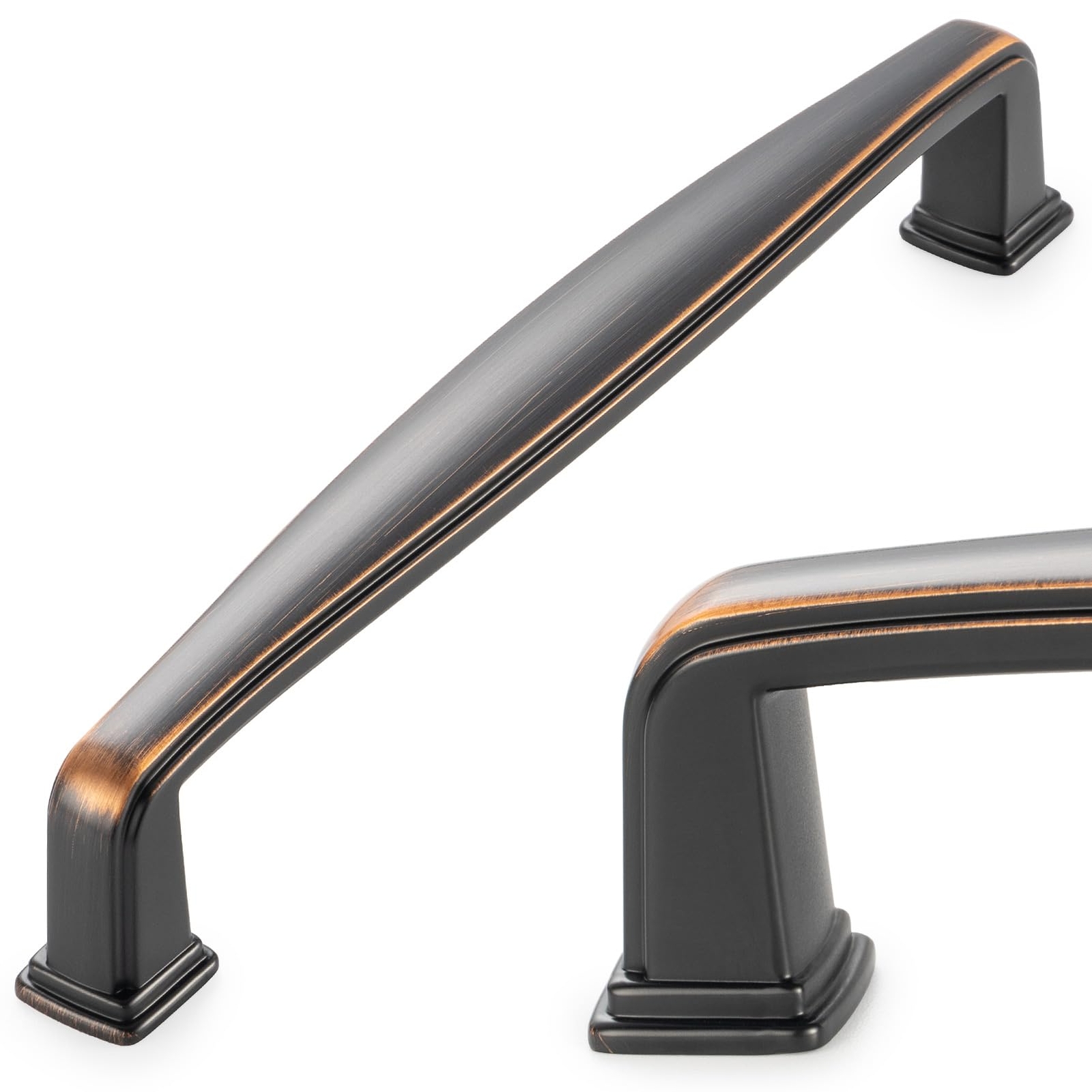 Square Foot Cabinet Arch Pull - Oil Rubbed Bronze Furniture Handle 5 Inch/128... gallery