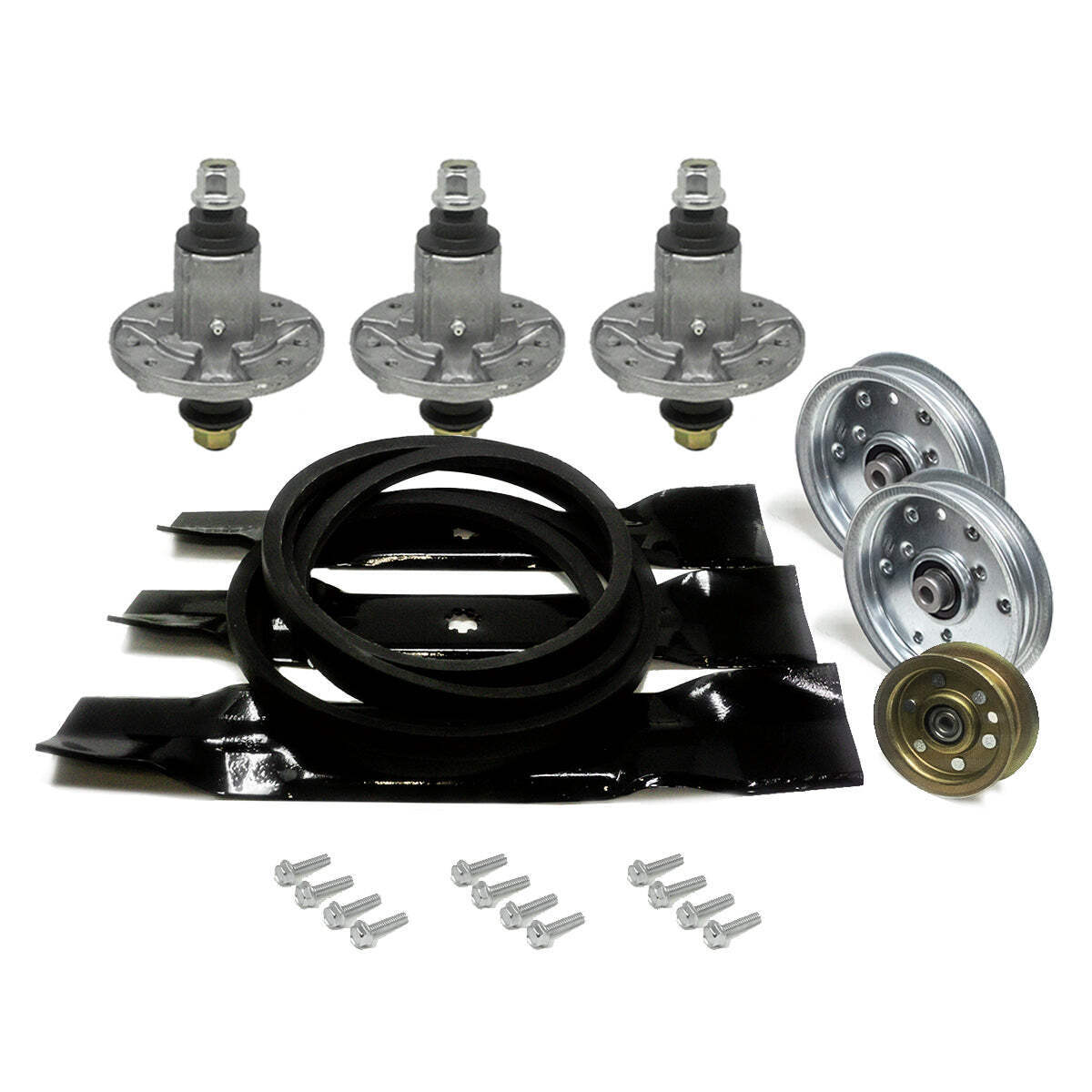 48" Lawn Mower Deck Parts Rebuild Kit For John Deere LA145 100 Series gallery