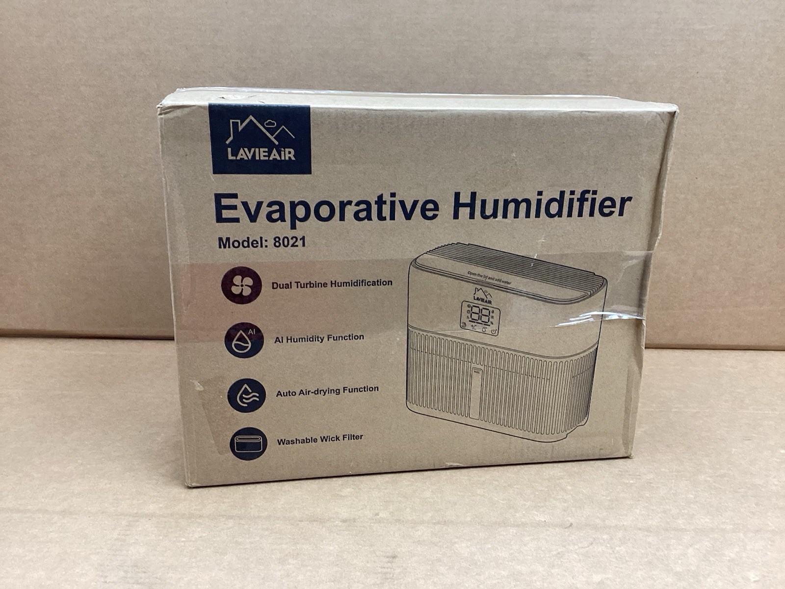 LAVIERAIR MODEL 8021 Smart Evaporative Humidifiers, up to 300 ft² 5L Tank NEW gallery