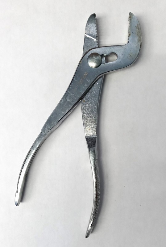 Wilde Tool 8N Original 8” Angle Nose Pliers Wilde Wrench Vintage Style USA gallery