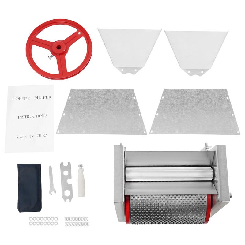 Hand Crank Coffee Bean Peeling Machine Sheller Manual Fresh Coffee Bean Peeler gallery