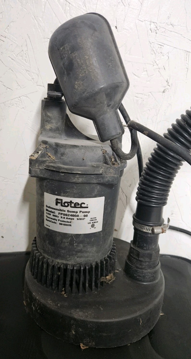 Flotec 3/4 HP Submersible Sump Pump FP0S2400A -08 115V 9.0 Amps gallery