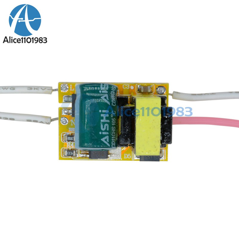 Non-waterproof LED Chip Driver Power Supply Driver Transformer AC 85-265V 3W gallery