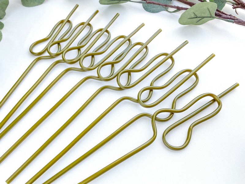 Swirly Bach Straws Bachelorette Party Favors Supplies Rose Gold, Silver, Bronze gallery