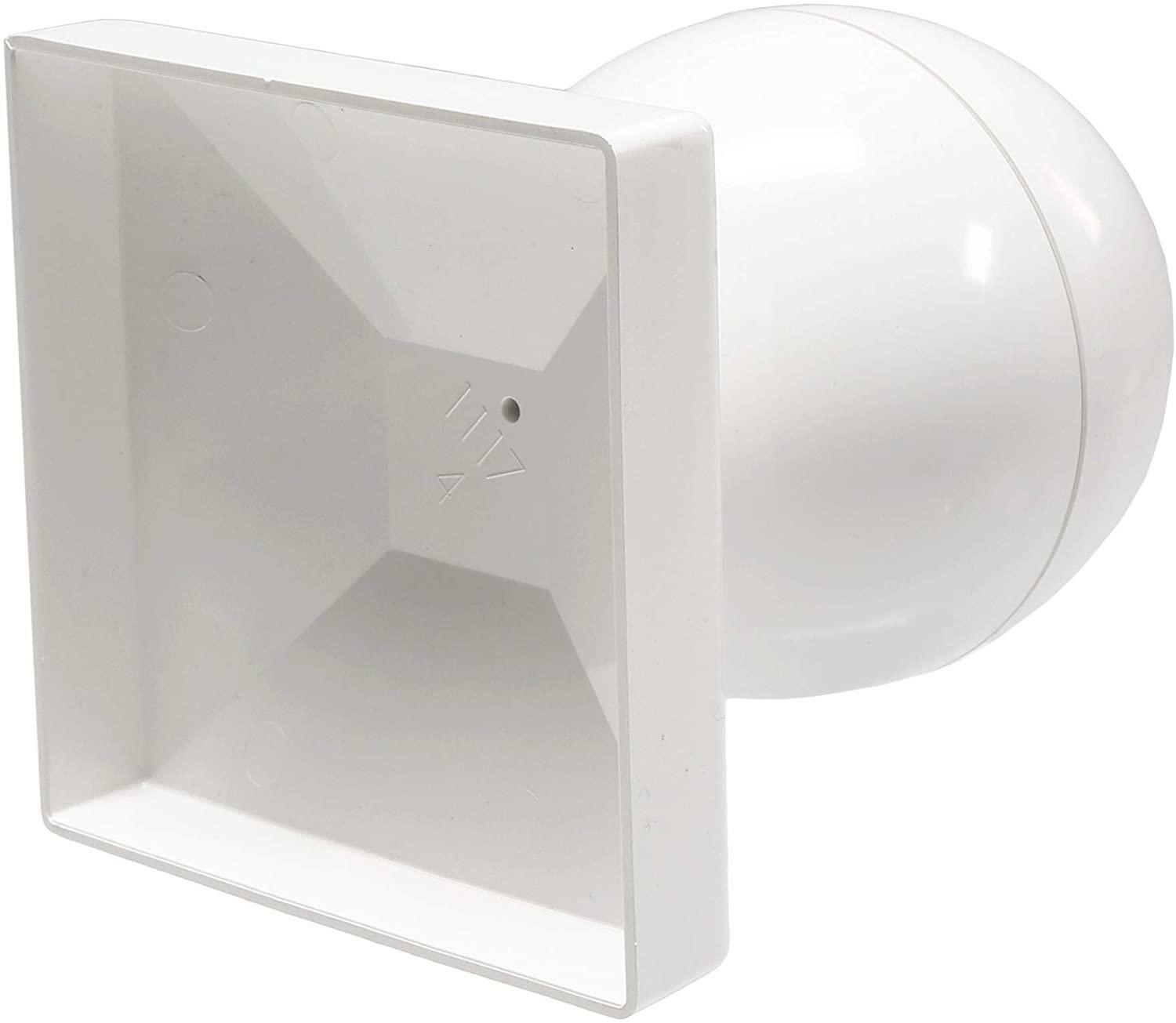 4" x 4" Vinyl Ball/Dome Post Cap | Vinyl Fence Post Cap | White (Single Pack) gallery