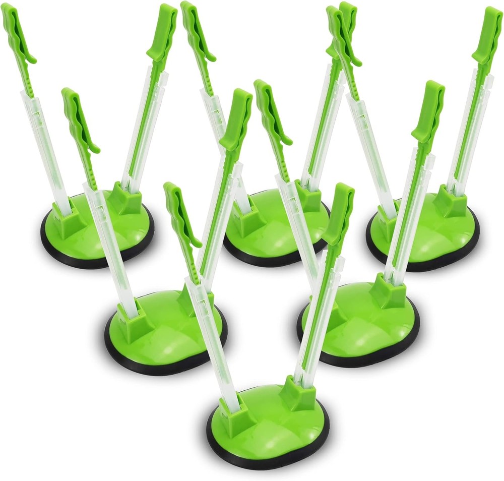 Ziplock Bag Holder Stand Adjustable for Freezer Bags 6 Pack