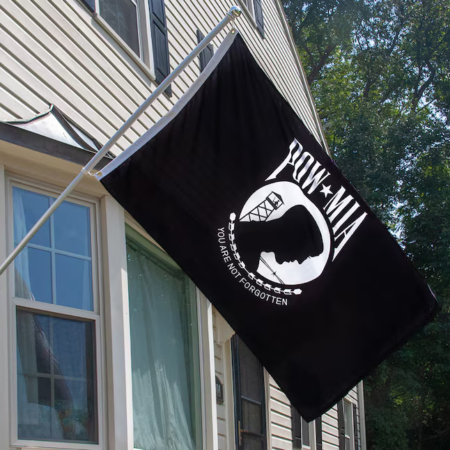 POW MIA Flag Valley Forge USA MADE 3' X 5' Premiere Quality Nylon Single Reverse gallery