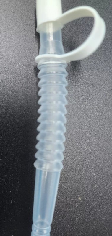 Jumbo 11" Drinking Straws Attached Slip Caps/Cover Flexible/Bendy Reusable ×10 gallery
