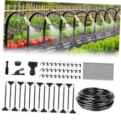 Automatic Drip Irrigation Kit – with Tool-Free Quick Connectors, 15 Copper 50FT