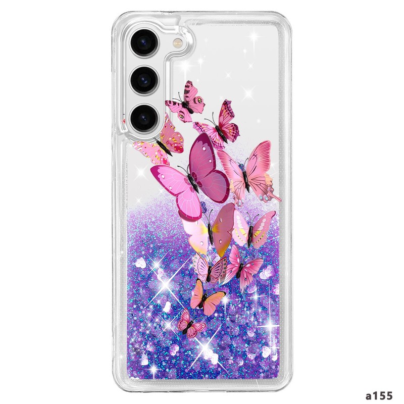 Bling Liquid Glitter Crystal TPU Phone Case Cover for Galaxy S24 S23 A55 A35 A15 gallery