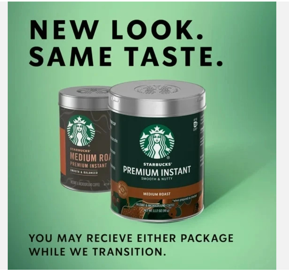 (2 Pack) Starbucks Premium Medium Roast Instant Coffee 3.17 Oz 100% Arabica Rich gallery