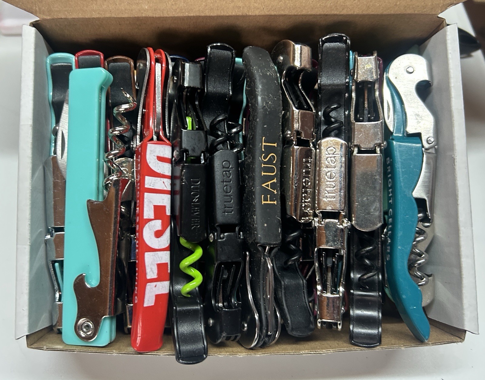 Lot of TSA Confiscated Corkscrews & Bottle Openers 4+ Pounds Assorted Brands gallery