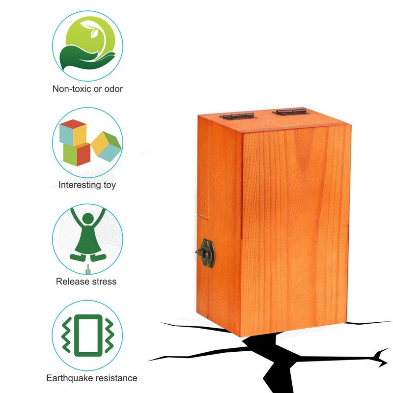 Useless Box Self-Turning Off Machine Fully Assembled (Brown) gallery