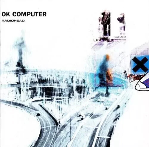 Radiohead Ok Computer Music Album Cover Poster Print 12 x 12 gallery