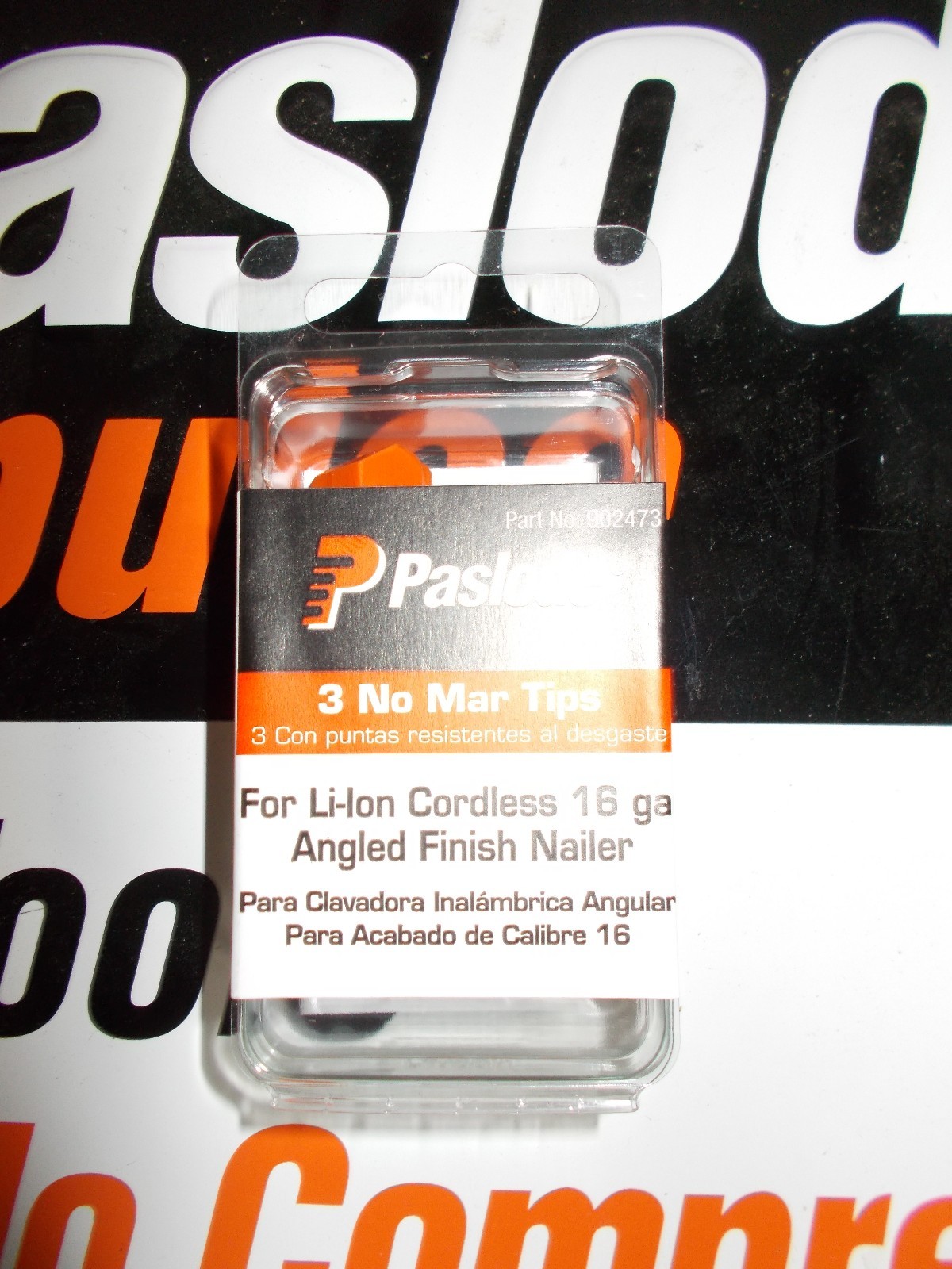 Paslode 902473 No Mar Tip 3 Pack 16 Ga. Angled Li-ion Trim Gun FITS 902400 gallery