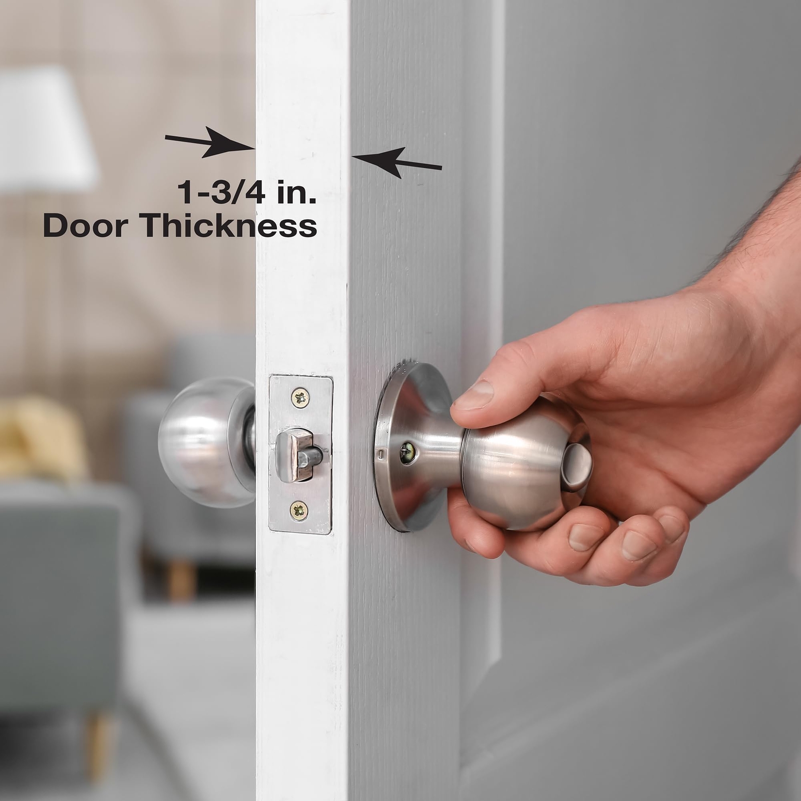 Mp9492 Stainless Steel Blank Lock And Door Reinforcement Plate For 13/4 In. Thic gallery