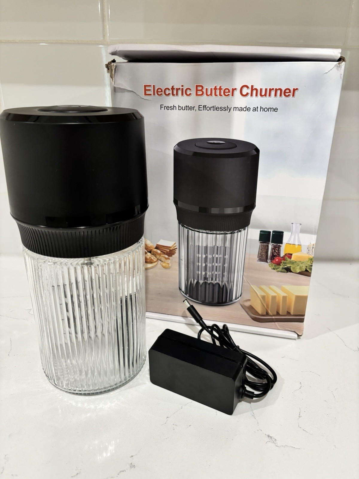 IFOLO Electric Butter Churn - One Touch Butter Maker In 5-10 Mins. 34oz gallery