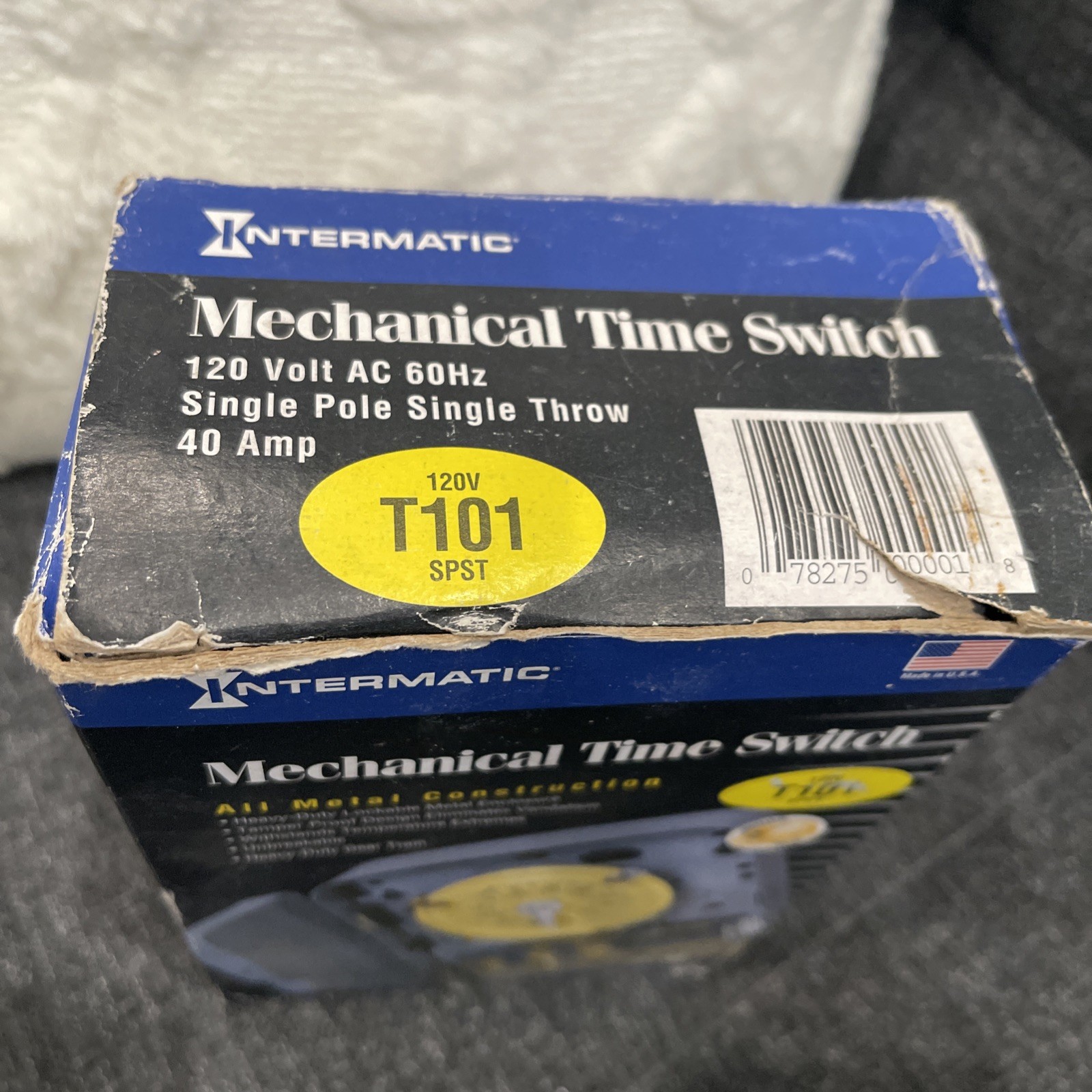 Intermatic T101 120V 40A 24-Hour SPST Indoor/Out Mechanical Time Switch gallery