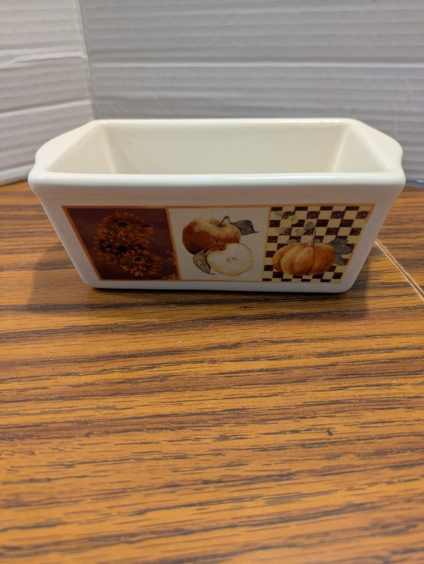 Nantucket Mini Baking Pan Fall Theme, 5 x 3 x 2 No Chips . gallery