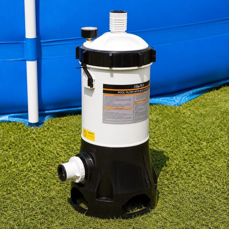 Durable Above Ground Pool Filtration System - 1.5" Fitting, 25 GPM Flow Rate gallery