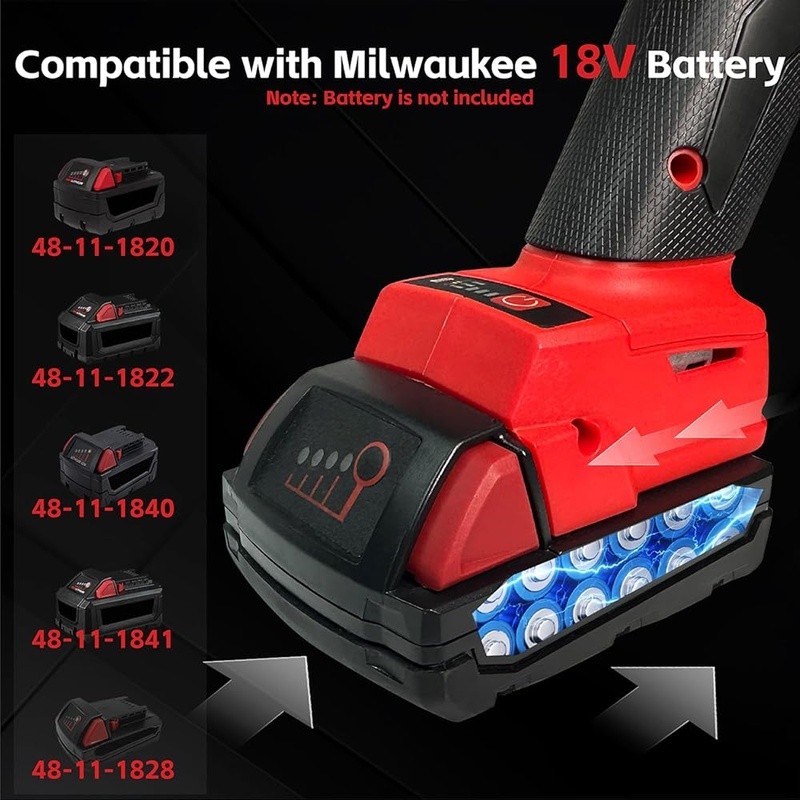 Cordless Angle Grinder 8000RPM Brushless Motor M18 Battery Compatible Safety New gallery