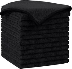 AIDEA 12 Pack Soft Microfiber Towels 12″, Absorbent Streak-Free Rags
