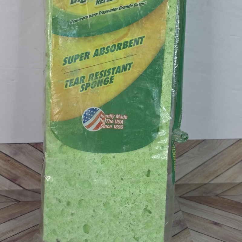 Genuine Libman Big Gator Mop Head 1 Refill Sponge Green Super Absorbant gallery