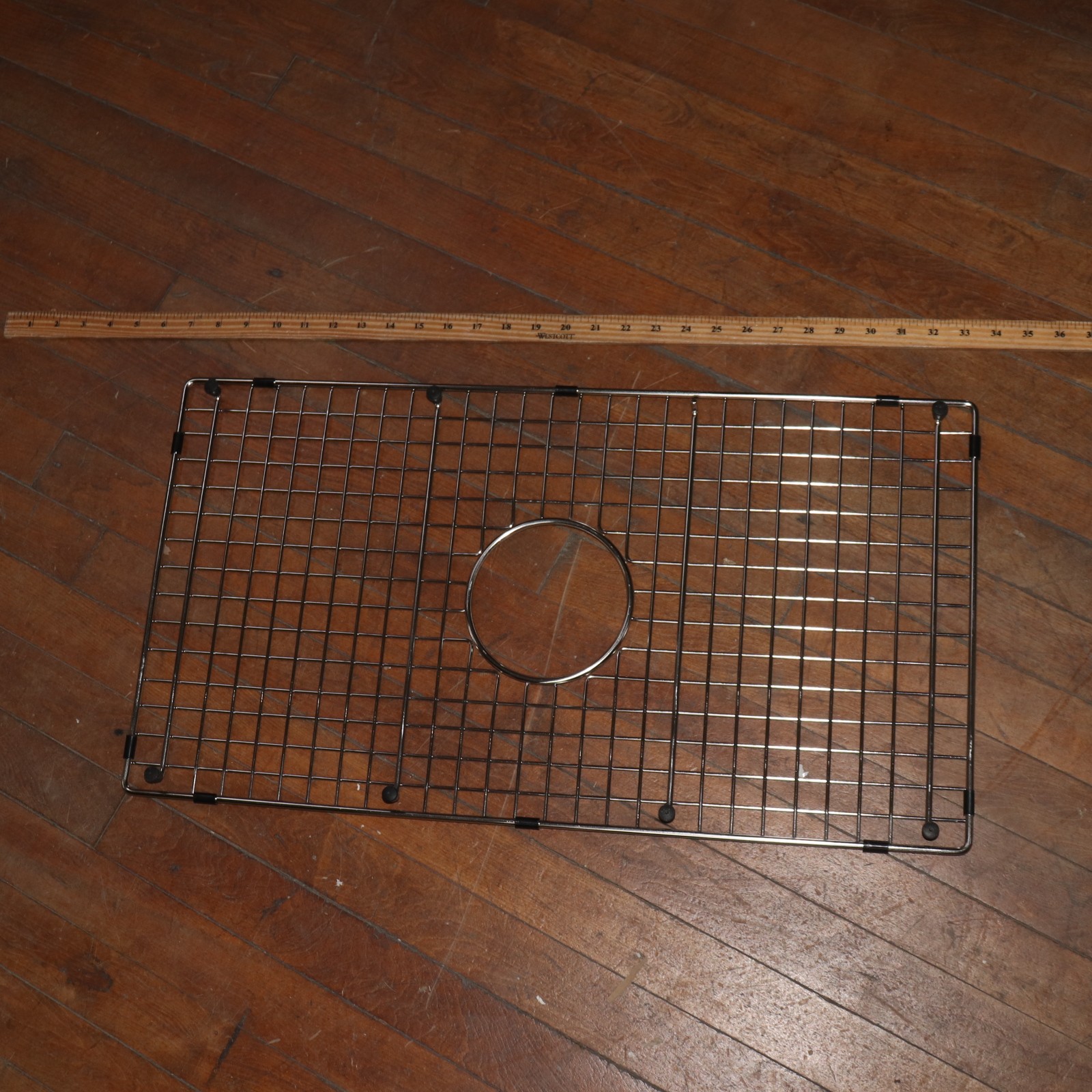 Serene Valley Rectangular Sink Bottom Grid Stainless Steel 6-9/16" x 14-7/16" gallery