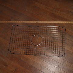 Serene Valley Rectangular Sink Bottom Grid Stainless Steel 6-9/16″ x 14-7/16″