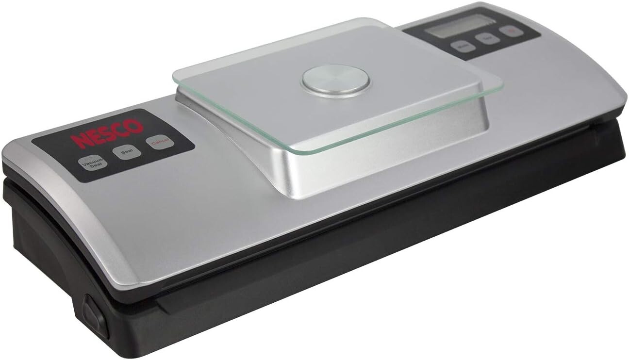 Nesco VSS-01 Automatic Food Vacuum Sealer with Digital Scale & Bag Starter Kit gallery