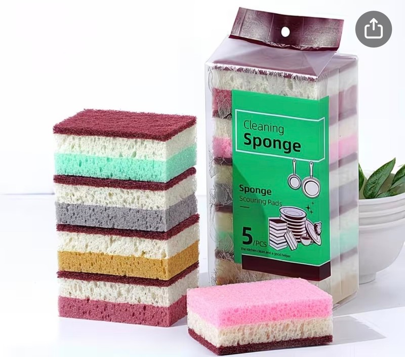 High Density Sponge Cleaning Cloth, Dishwashing Cloth,non Greasy Kitchen gallery