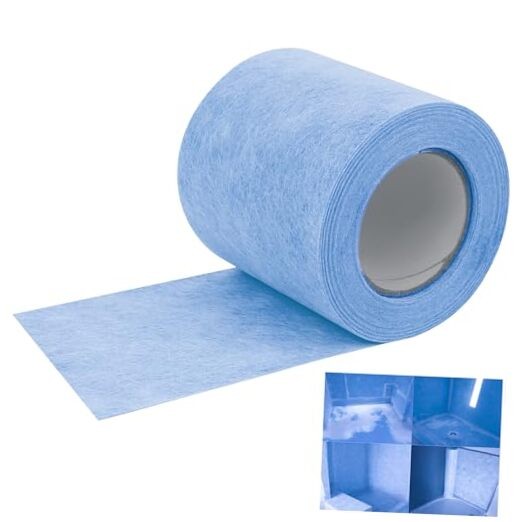 Waterproof Membrane for Shower – 5 Inch x 50FT, 21 Sq Ft, 5IN x 50FT 21 SQ（B） gallery