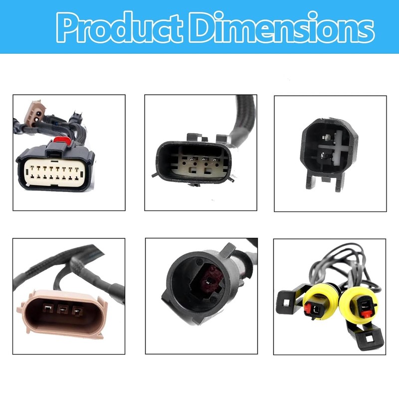 Halogen To LED Headlight Adapter For Ford F250 F350 2023 gallery
