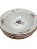 Gibson Applejack Goose Dinnerware Set 7 Pc Plates Bowls Farmhouse gallery