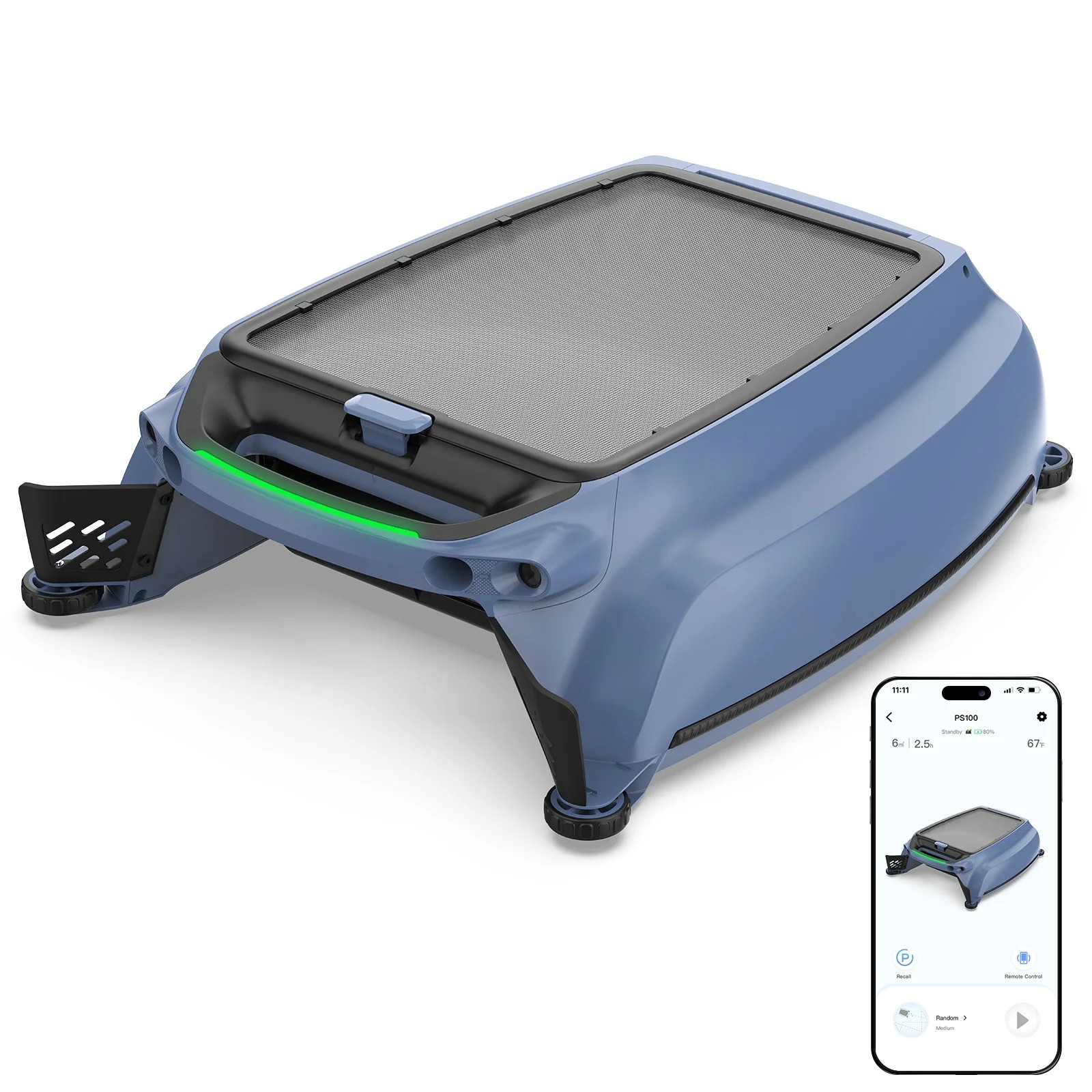 AIRROBO SP200 Pool Skimmer Solar Powered Robotic Cleaner with App Control gallery