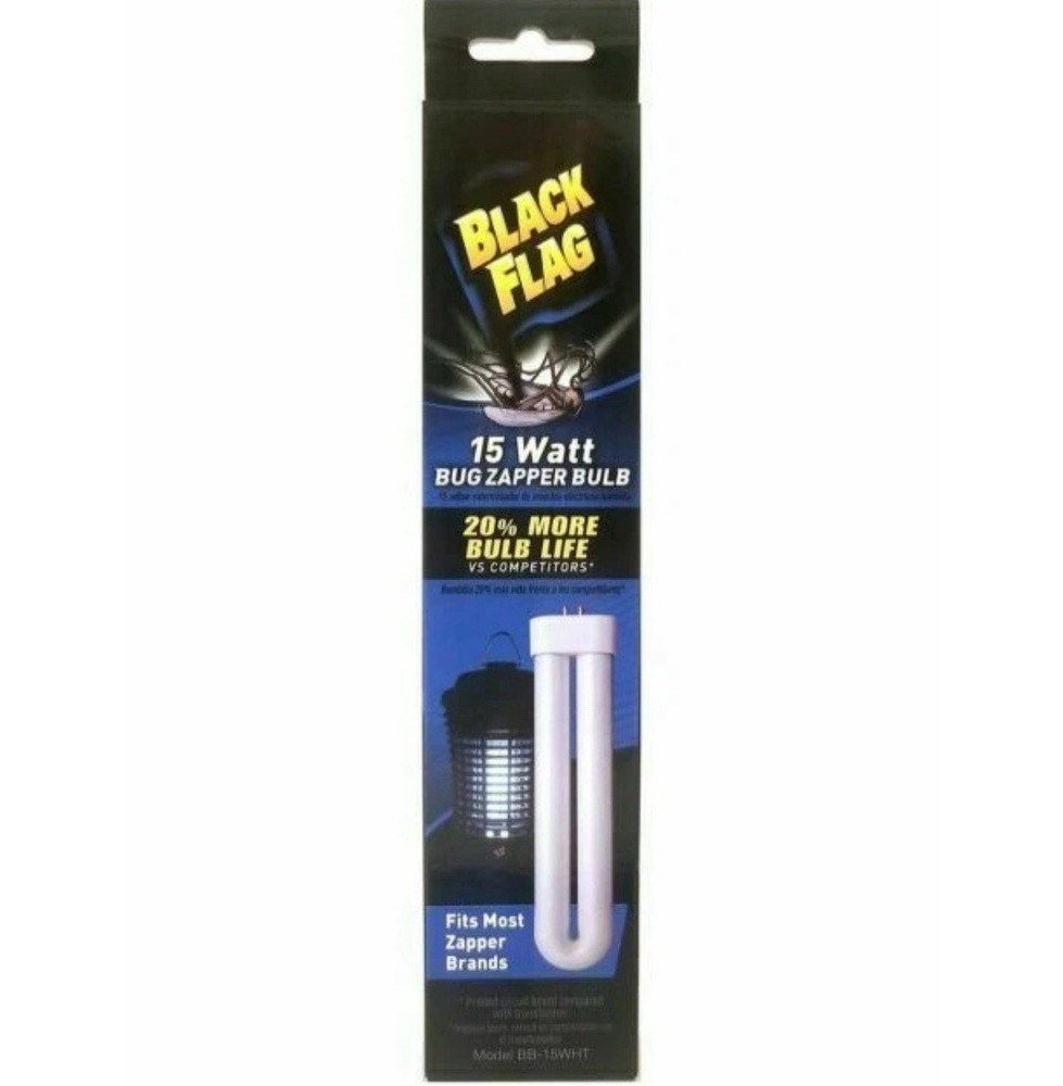Black Flag 15 Watt Bug Zapper Bulb Replacement BB-15WHT Insect Killer