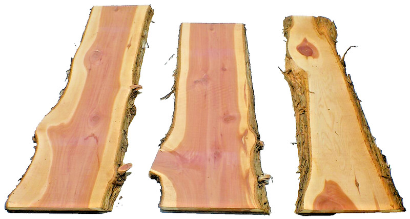 AROMATIC RED CEDAR VALUE BUNDLE Live Edge Slabs Milled Kiln Dry SHIPs FREE! gallery