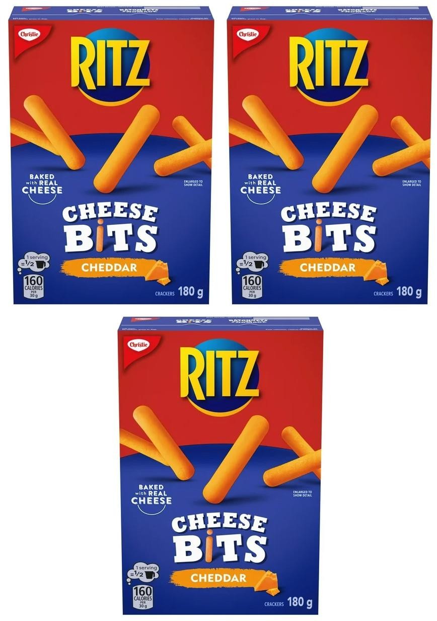 Ritz Cheese Bits Crackers, 180g (3 Pack) gallery