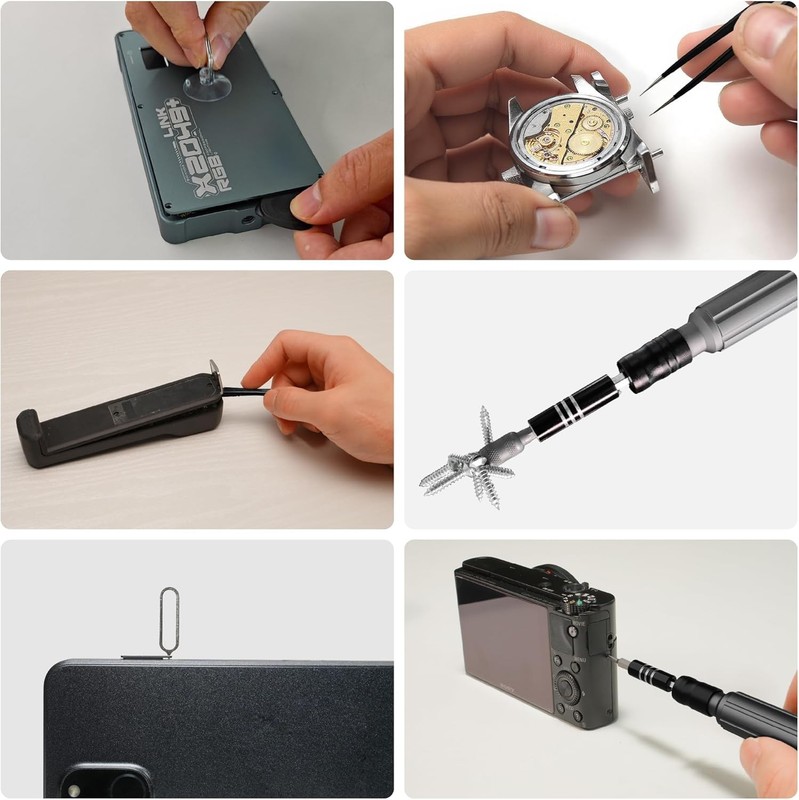130/150 in 1 Precision Screwdriver Set Electronics Repair Kit S2 Bits Tool Case gallery